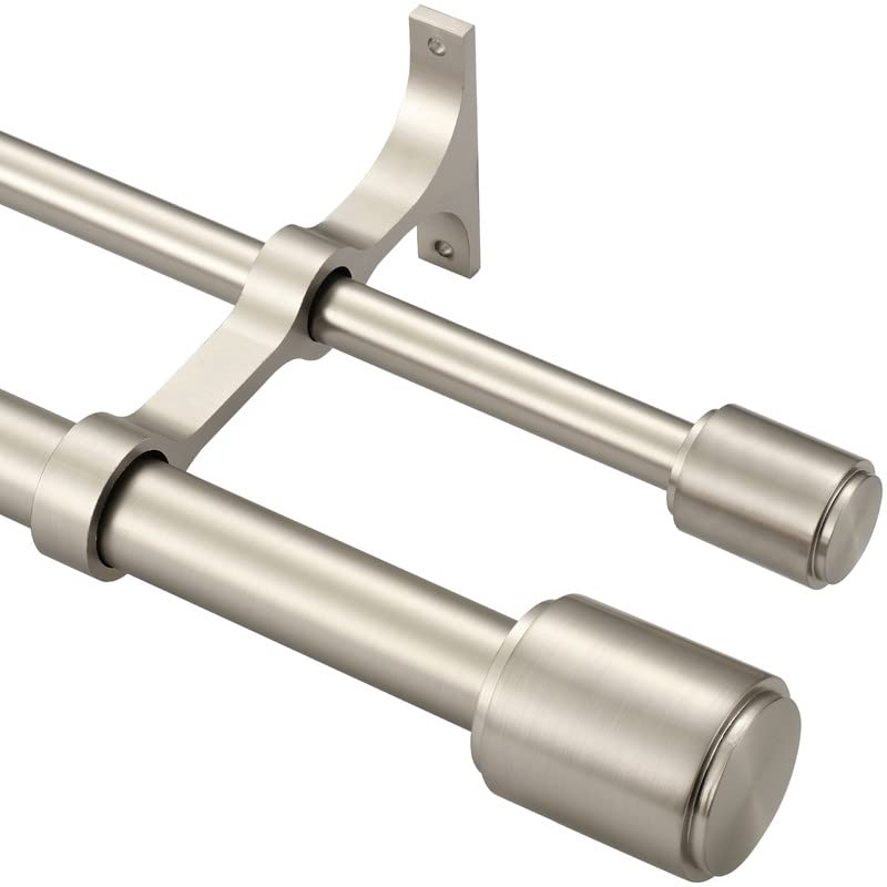 Bronze Double Curtain Rods 72-144" J923150