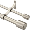 Bronze Double Curtain Rods 72-144" J923150