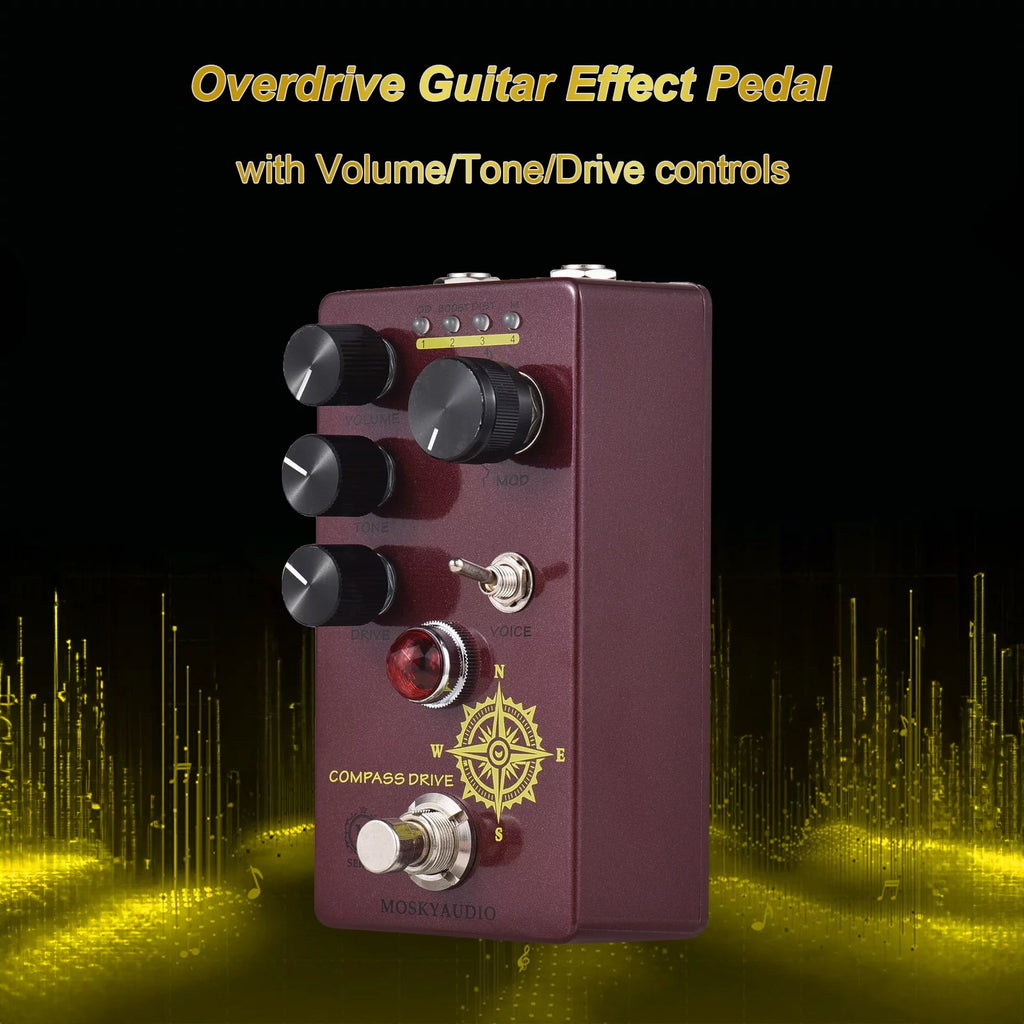 Compact Overdrive Guitar Effect Pedal W570