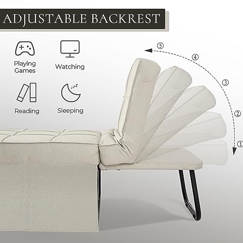 Dark Gray Folding Sleeper Sofa Chair S79761