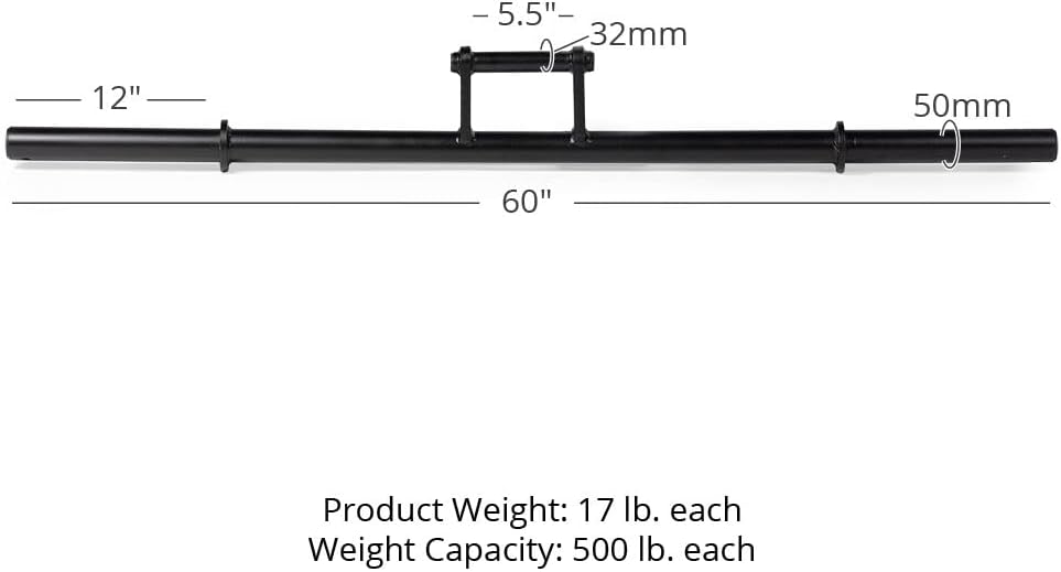 60in Farmers Walk Handles, Rated 500 LB Each N6800