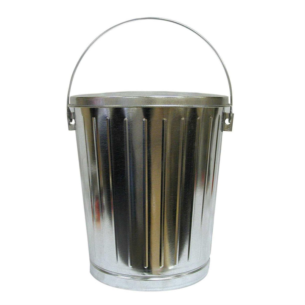 Galvanized Steel Locking Lid Seed Can with Lid B760