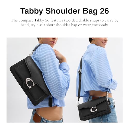 Polished Pebble Leather Shoulder Bag N12538