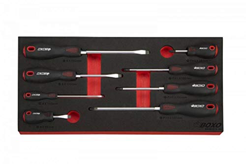159 pcs Metric & SAE Tool Set with 3 Drawers Carry Box I9548