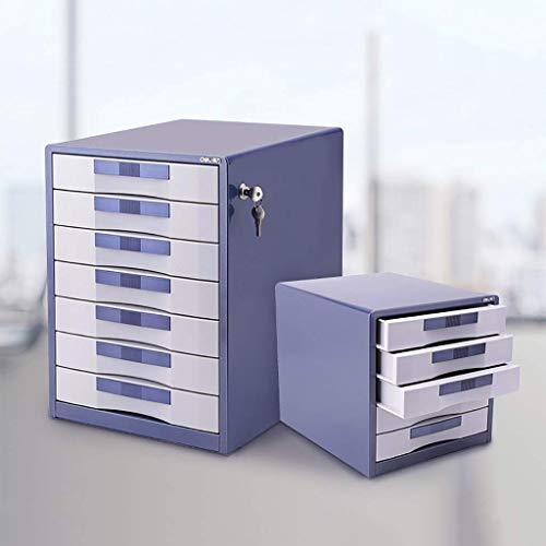 Brown 5-Layer File Cabinet with Lock N970632