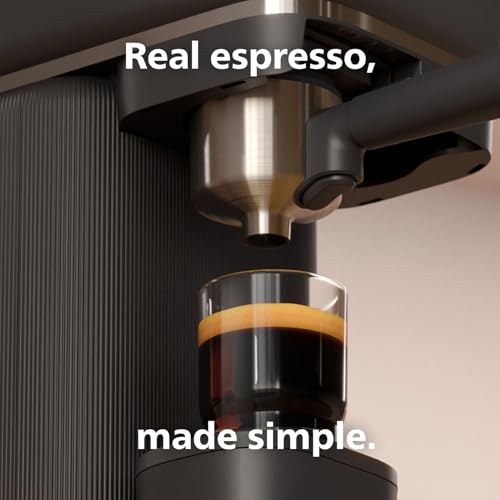 Black Espresso Machine with Milk Frother Bundle N565