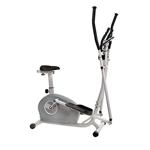 2-in-1 Magnetic Elliptical Upright Bike with Adjustable Seat U9028