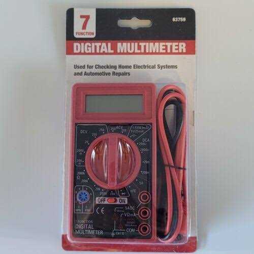 7-Function Digital Multimeter U324372