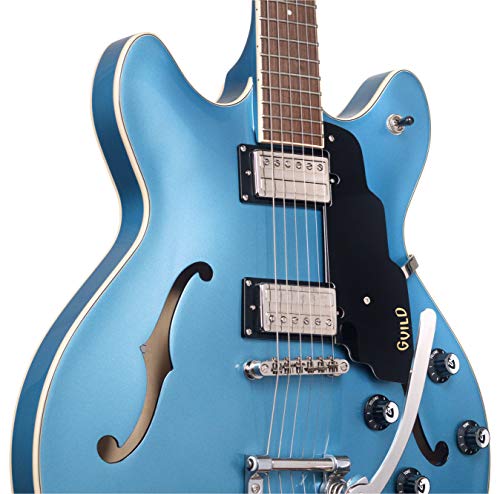 Pelham Blue Semi-Hollow Body Electric Guitar Z415