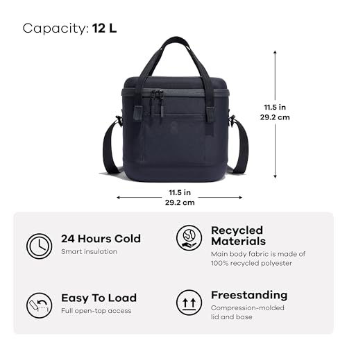 Insulated Soft Lunch Bag 12 L Capacity in Koala Gray and Black G693