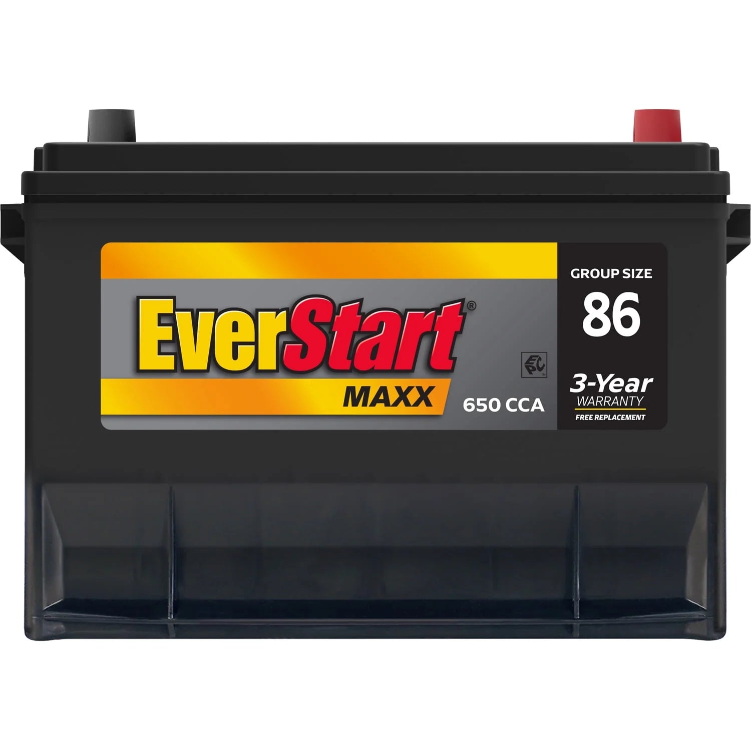 Group Size 86 12 Volt 630 CCA Lead Acid Automotive Battery M3618
