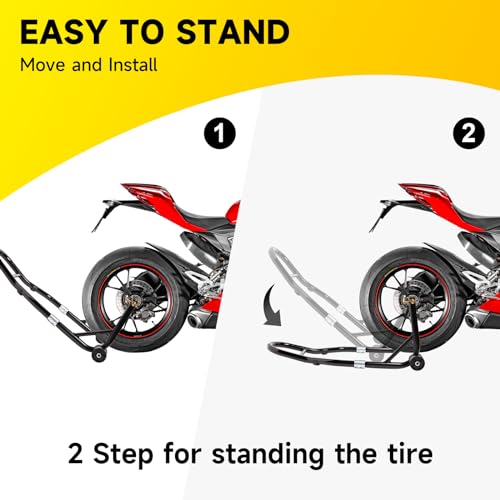 Black Motorcycle Stand Combo D444460