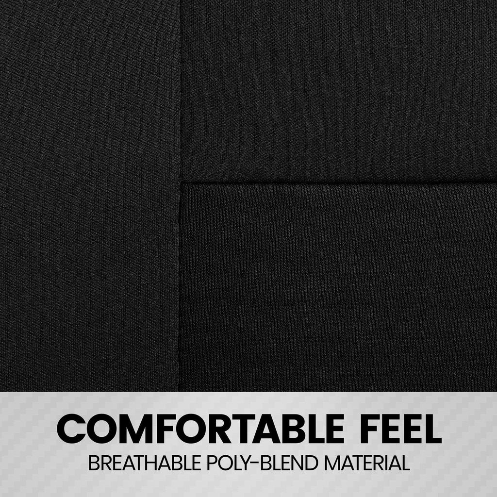 Black PolyPro Car Seat Covers Front Set Z749
