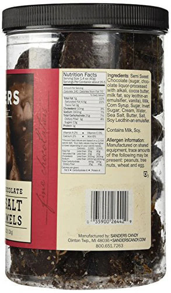 Dark Chocolate Sea Salt Caramels 36 ounces C2691