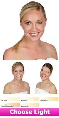 Airbrush Water-based Foundation 0.50 Fl. Oz. Bottles in 5 Assorted Light Satin Shades L8803