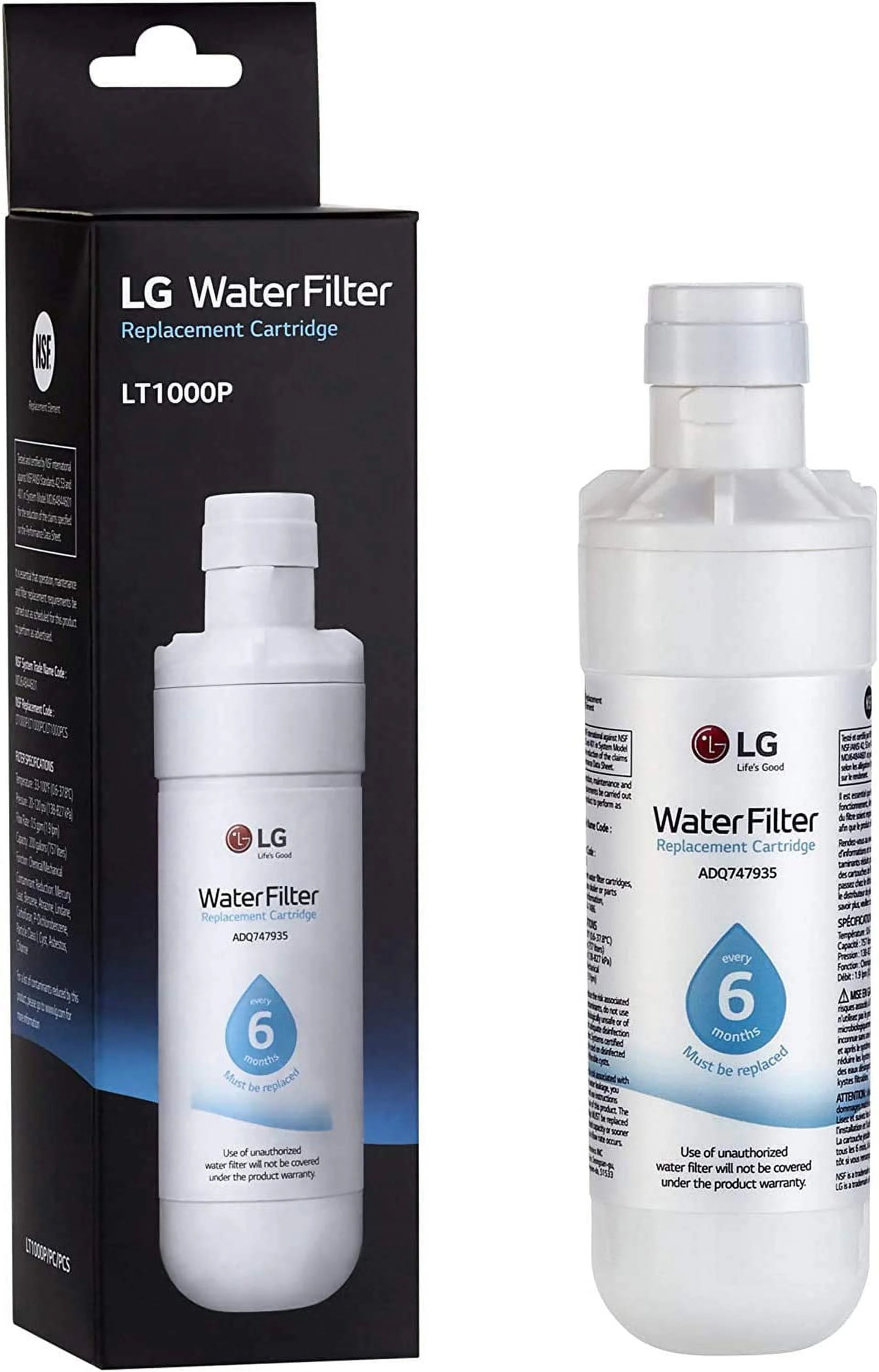 2 Count White Refrigerator Water Filter M274