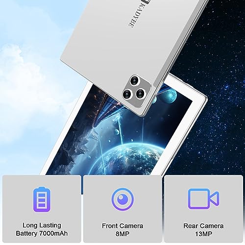 128GB ROM 16GB RAM 10.1 Inch Android Tablet with Keyboard L43193