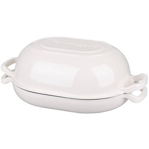 Blue 5QT Enameled Cast Iron Dutch Oven V57075