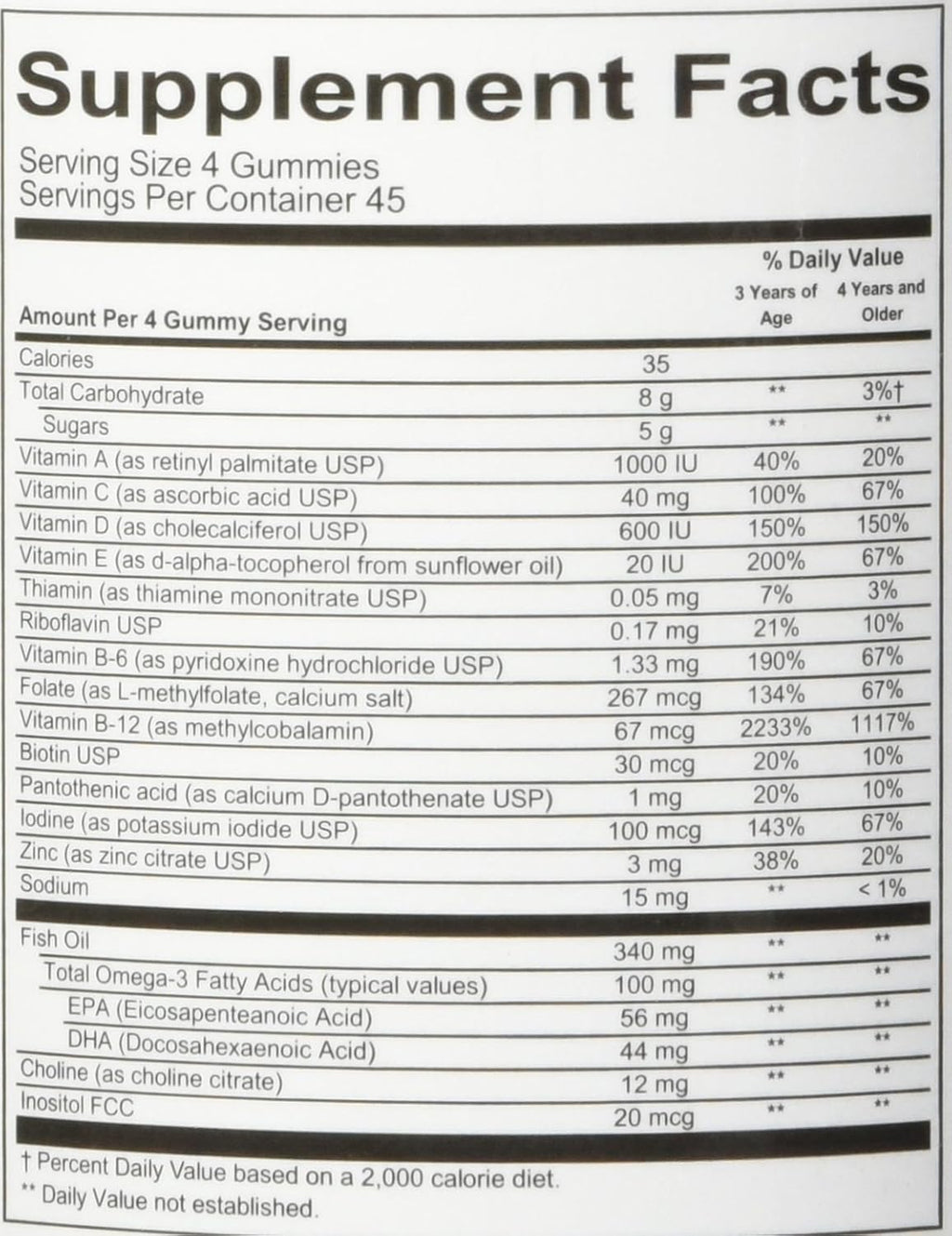 180 Gummies Multi-Vitamin V8058