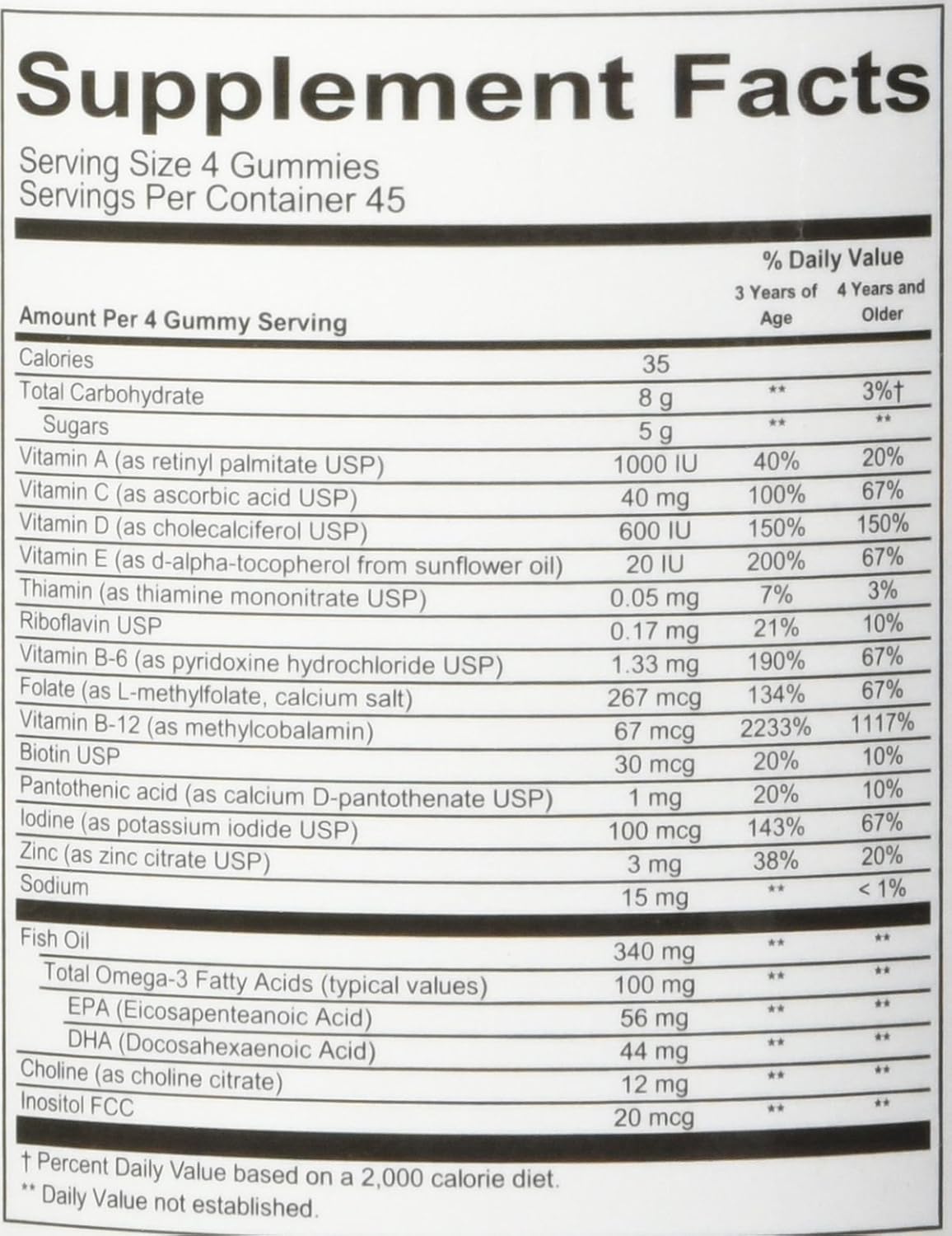 180 Gummies Multi-Vitamin V8058