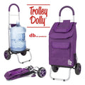 Purple Foldable Shopping Cart N459