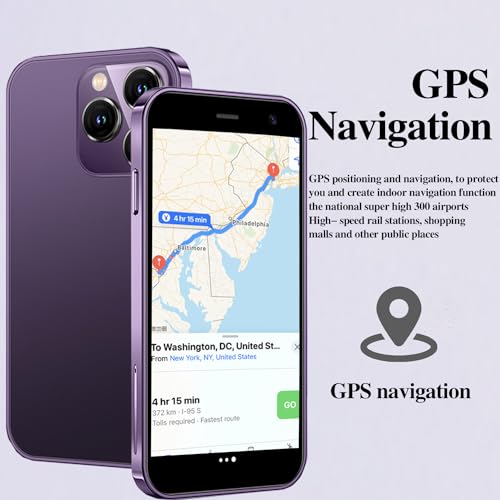Mini Smartphone 3.0 Inch Android Kids Cell Phones Dual Sim Card 3G Small Smartphone (Blue,2GB+16GB) H9302