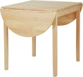 Solid Wood Drop Leaf Dining Table E236