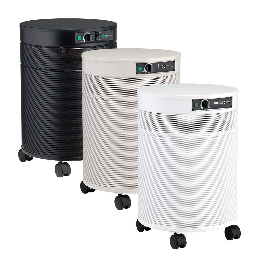 Powdered Coated Galvanized Metal Air Purifier In Black Finish P84964