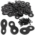 32pcs Figure 8 Table Top Fasteners with Screws (Black) K5882