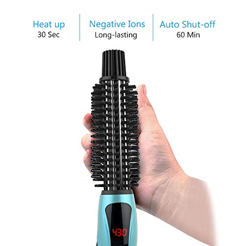 1 Inch Ceramic Tourmaline Ionic Hair Curler Hot Brush Q1935