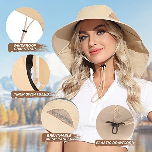 Outdoor Sun Hat with Neck Flap Wide Brim Fishing Hat G479520