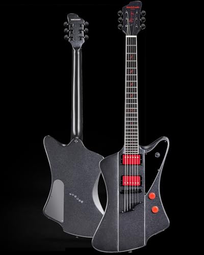 Black Solid Body Electric Guitar E13701