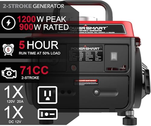 2500-Watt Gas Powered Portable Inverter Generator with CO Sensor V8117