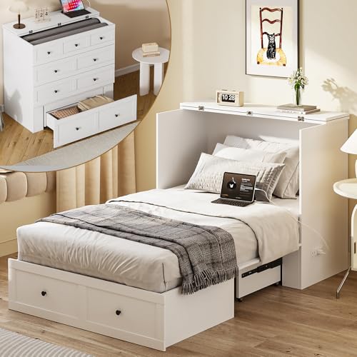 Queen Murphy Bed with Storage X6444