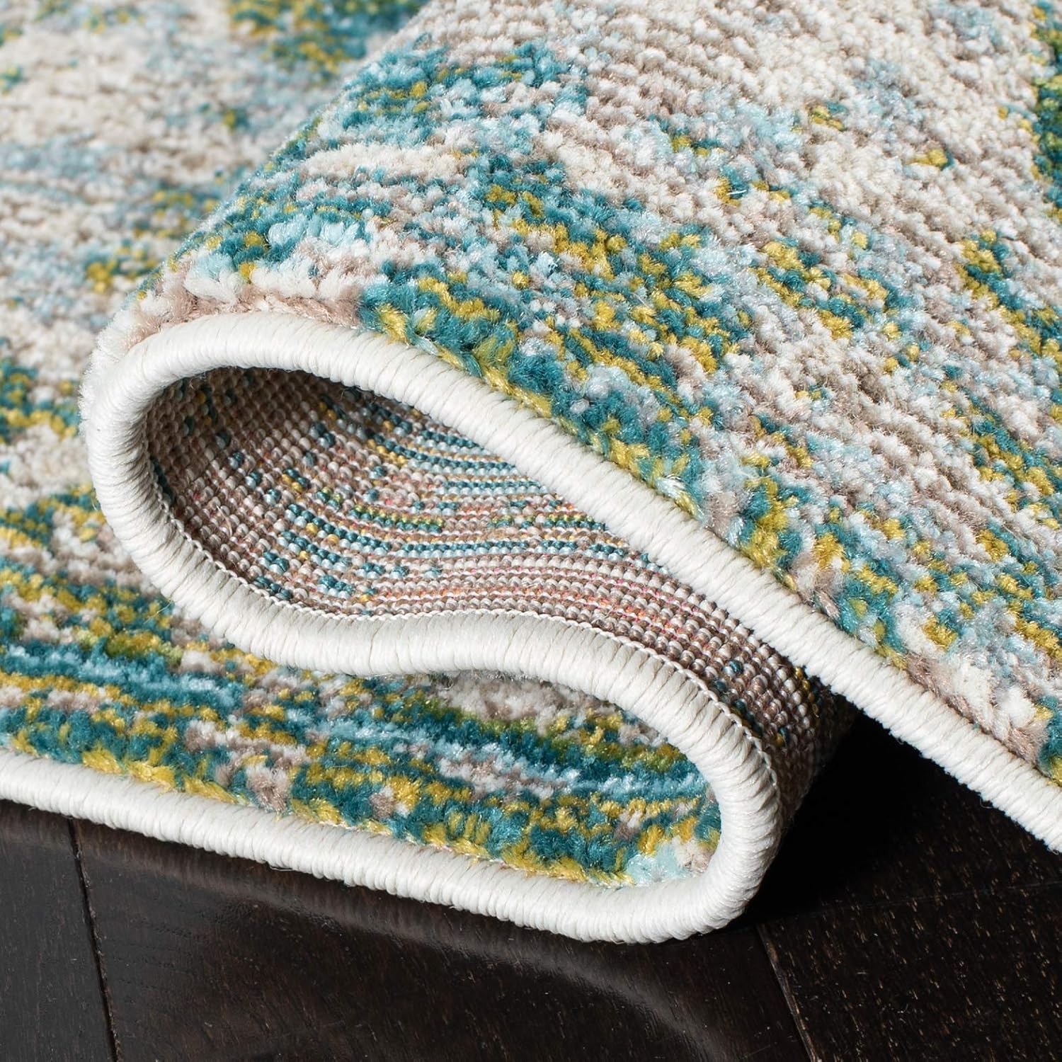 Green & Blue Runner Rug P67887