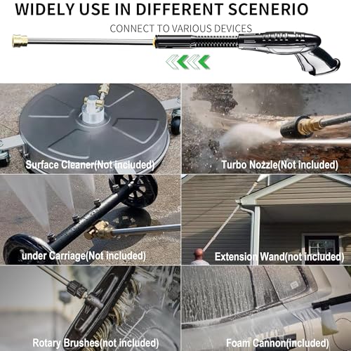 4500 PSI 3.2 GPM Electric Pressure Washer with 4 Quick Connect Nozzles D35022