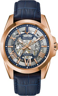 Men's Automatic Watch, 43mm, Skeleton Dial, 100M Water Resistant U537777
