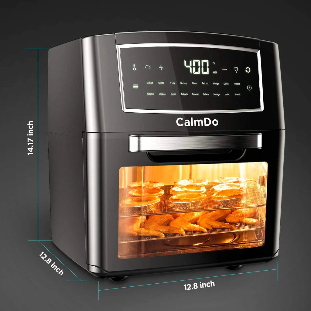 18 in 1 Air Fryer Toaster Oven Combo, 12.7QT, 1500w W9034