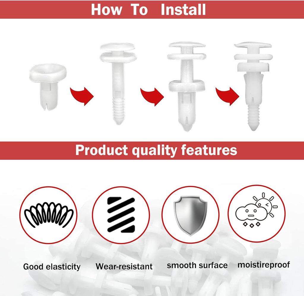 20Pcs Car Door Panel Retainer Clips G43910
