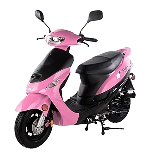50cc Fully Automatic Scooter Moped with Matching Trunk (Black) I391352