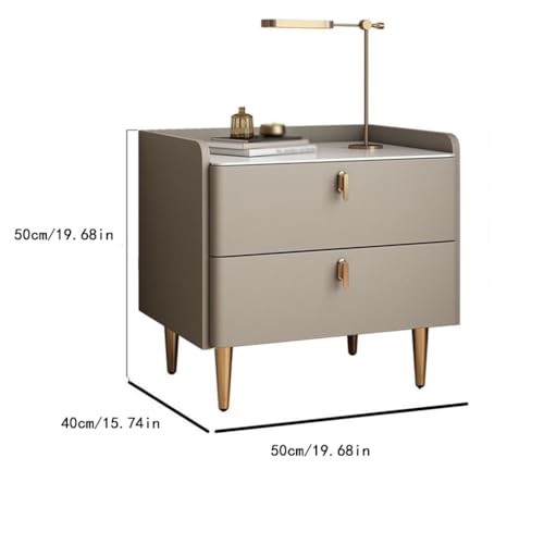double layer minimalist bedside cabinet V5196