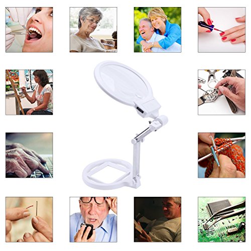 36 LED Dimmable Floor Magnifying Lamp with Stand Z83664