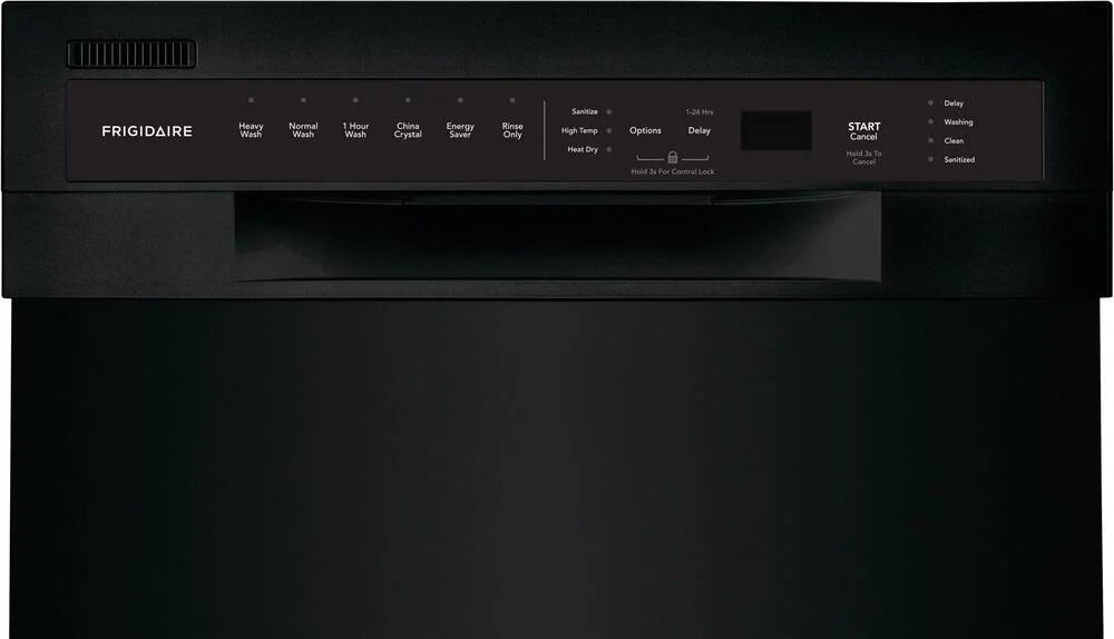 18 Inch Built In Black Dishwasher N590