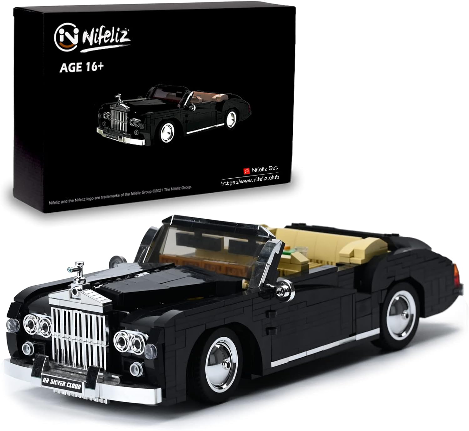 Retro Car Building Blocks Model (1096 Pcs) D537056