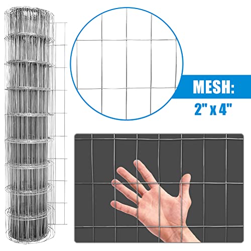 14 Gauge Galvanized Welded Wire Mesh 2 inch by 4 inch W105475