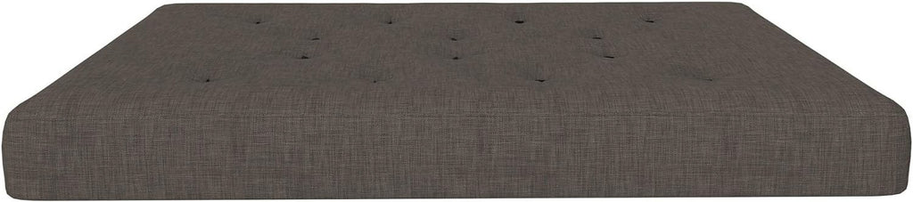 8-Inch Pocket Spring Coil Futon Mattress, Full, Taupe Gray Z42285