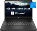 Black 14-inch Laptop Computer with Intel Dual Core 2.8GHz 8GB RAM 128GB Storage N128544