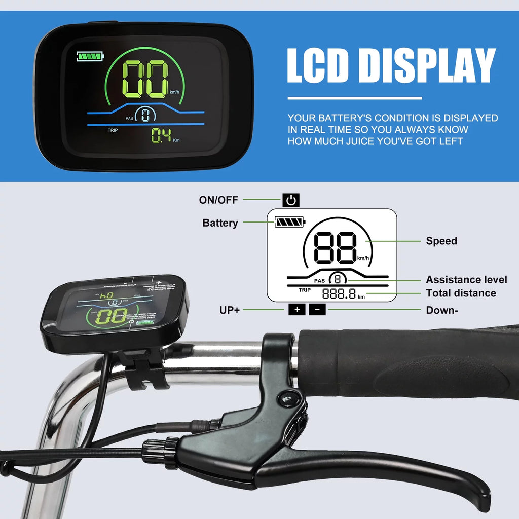 3 Wheel Electric Tricycle with Removable Lithium Battery B2604