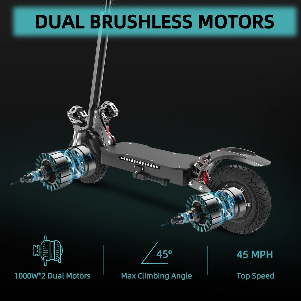 2600W 45 MPH 40 Miles Disc Brake Electric Scooter G806554