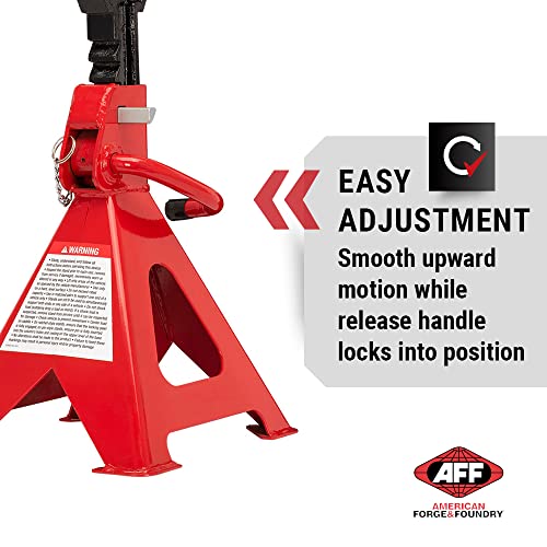 6 Ton Heavy Duty Ratchet Style Jack Stand Set Pair H215
